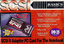 Basics SCSI II Adapter PC Card DB25